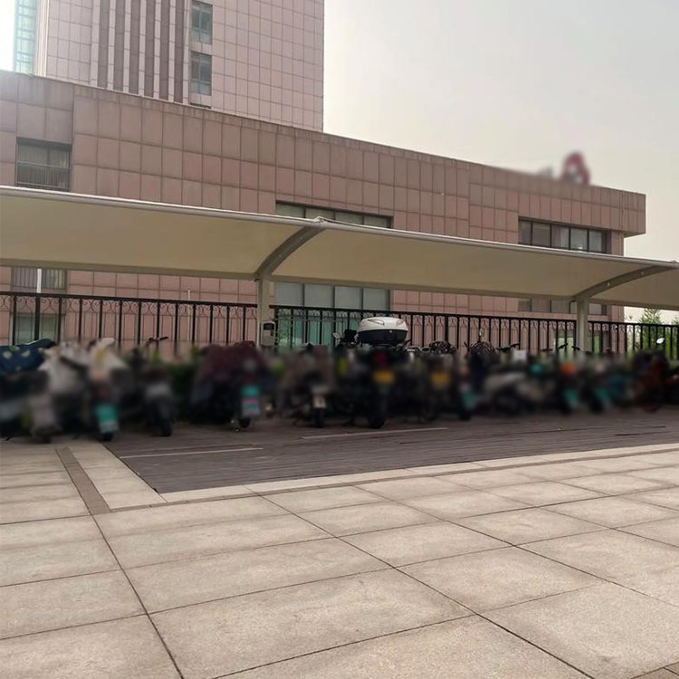 周至县膜结构电动车棚